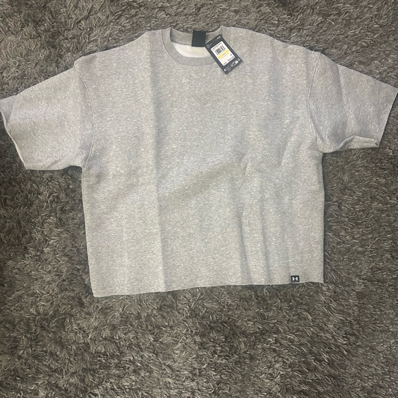 Under Armour Men's UA Icon Fleece Short Sleeve Crew size M - Picture 3 of 3